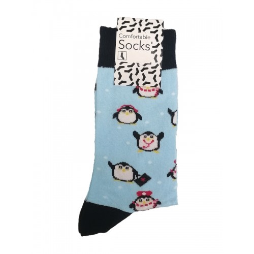Happy Damensocken Pinguine
