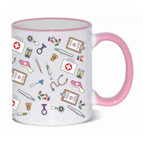 Tasse Medizinische Symbole Rosa
