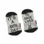 Socken Grau Beautiful Day